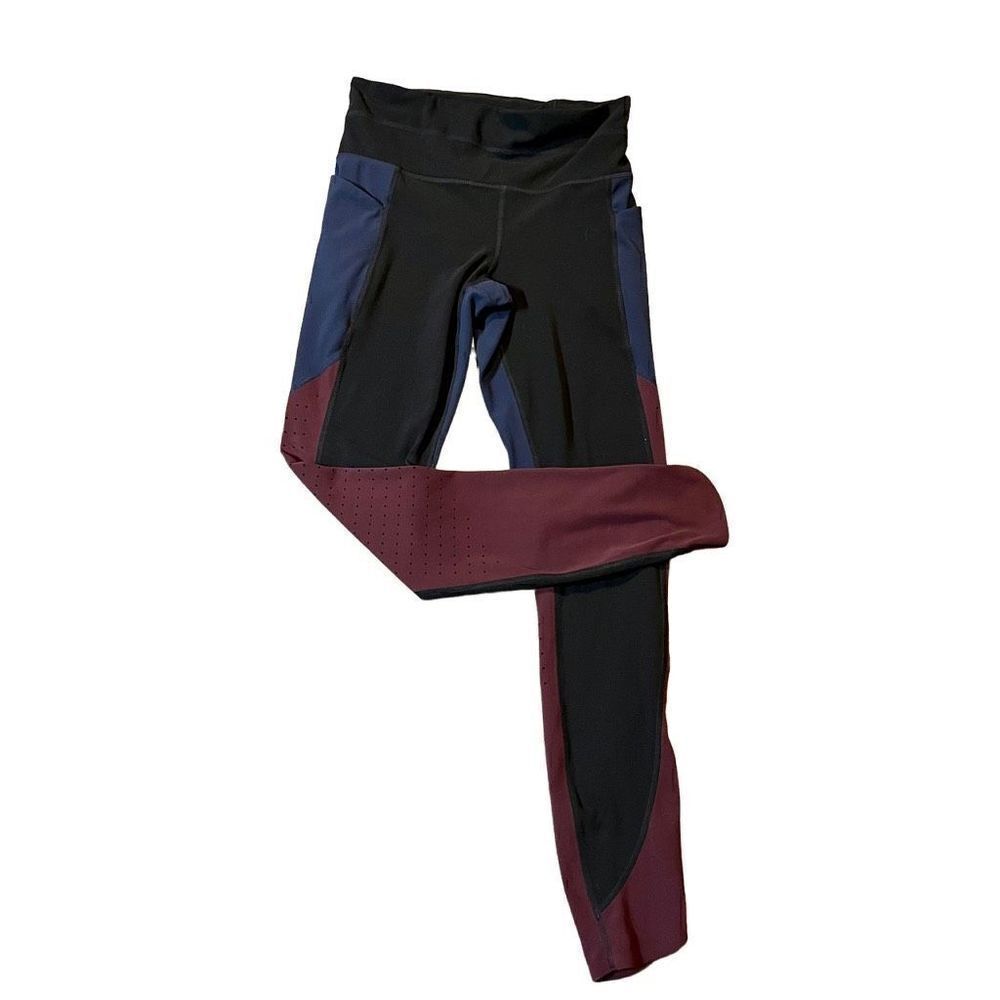Athleta Color Block Chakra Leggings Size ST